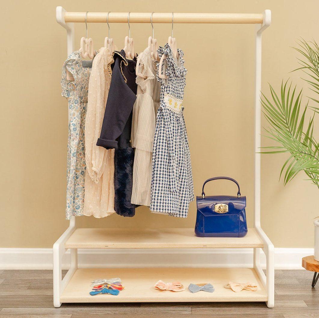 Montessori Blueberry and Third Clothing Rack