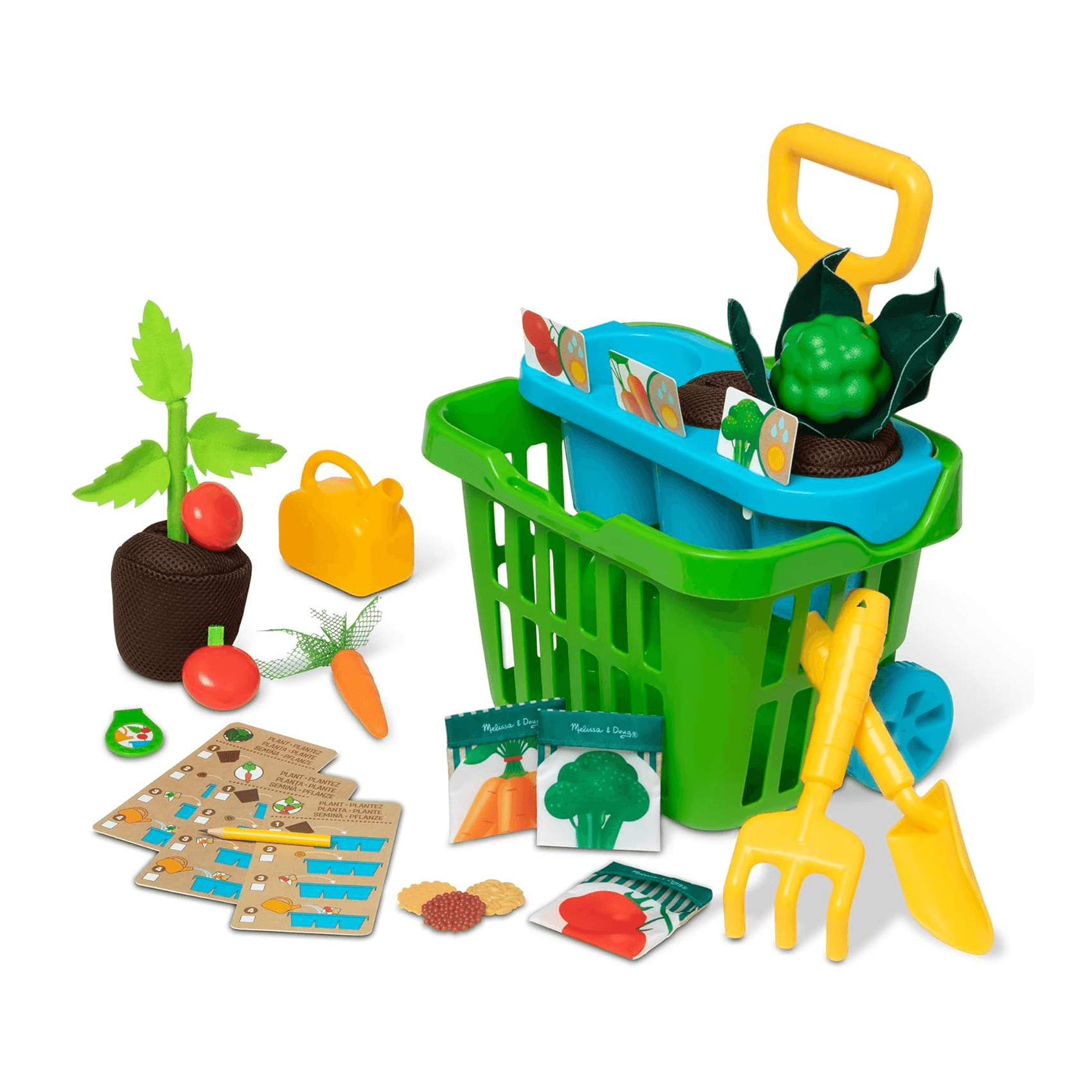 Montessori Melissa & Doug Let's Explore Vegetable Gardening Play Set