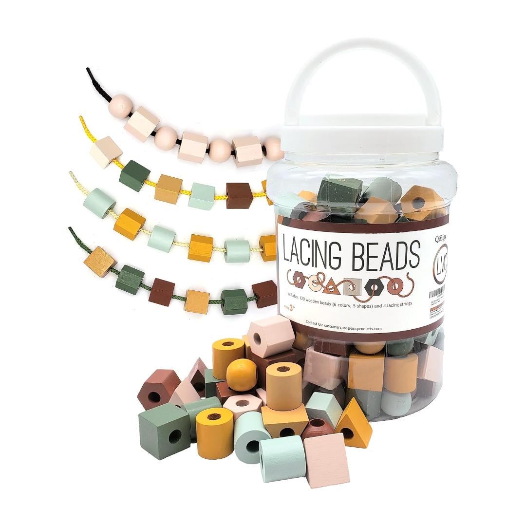 Montessori LMC Products threading beads
