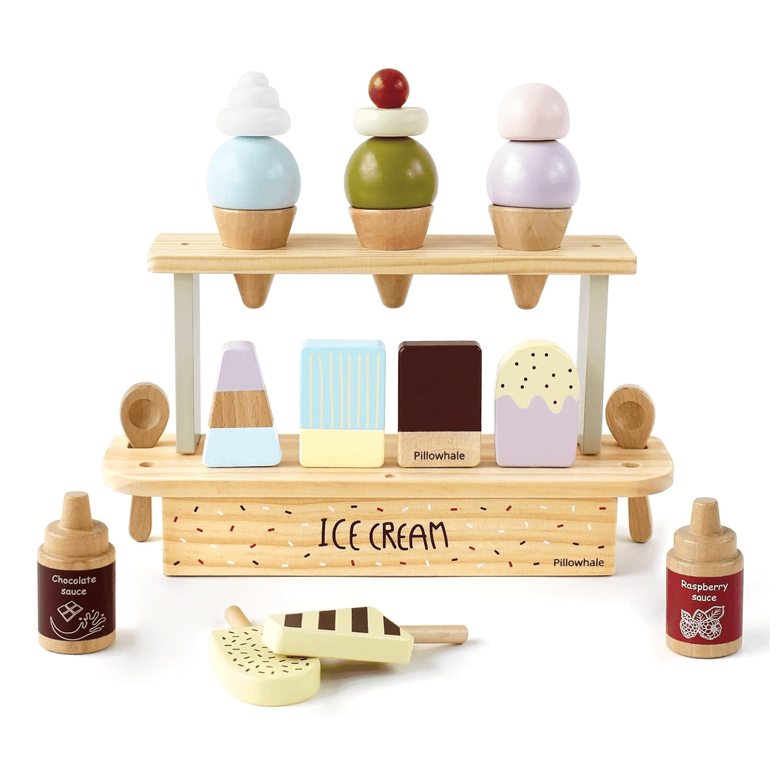 Montessori Pillowhale Ice Cream Counter Set