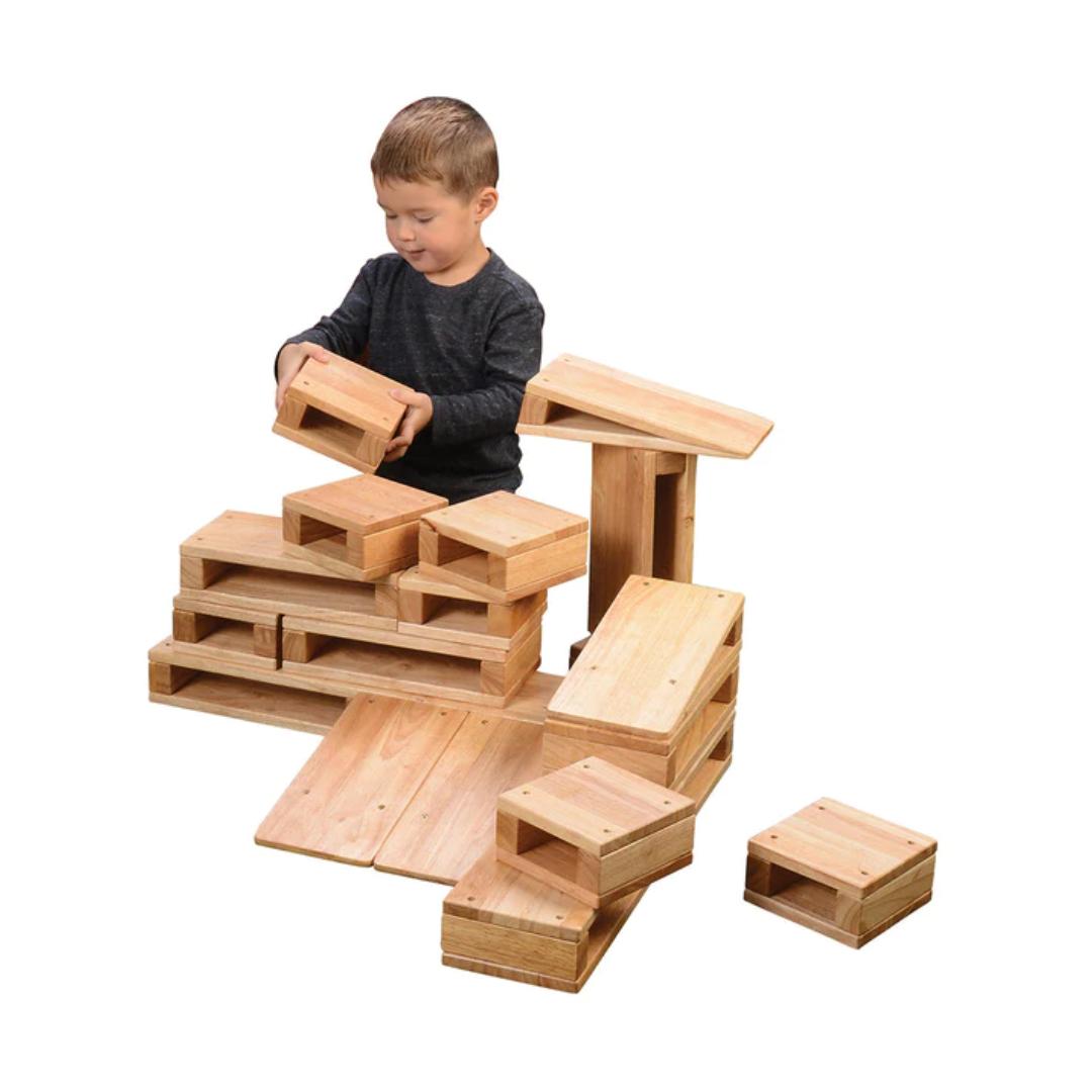 Montessori constructive playthings hollow blocks
