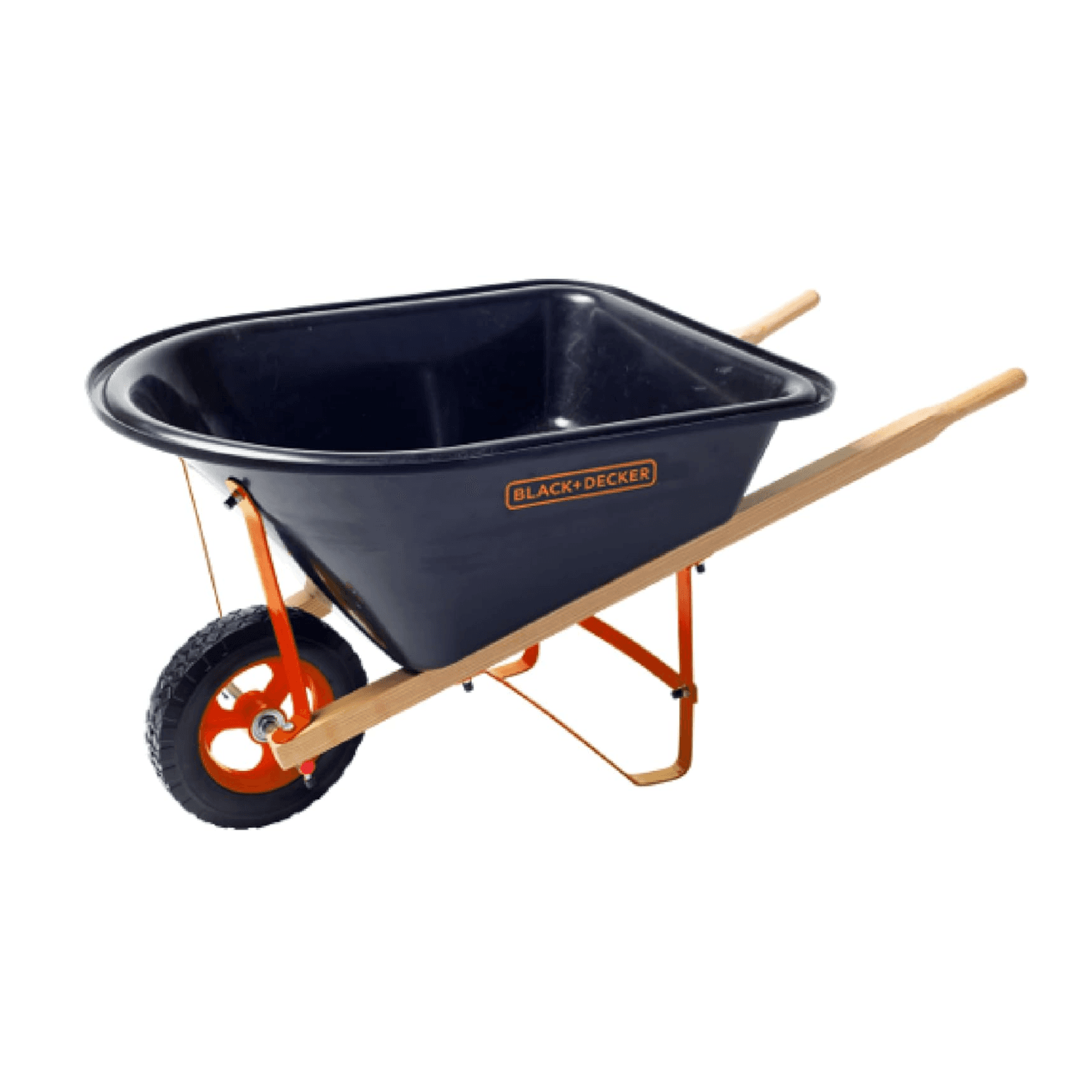 Montessori red toolbox wheelbarrow