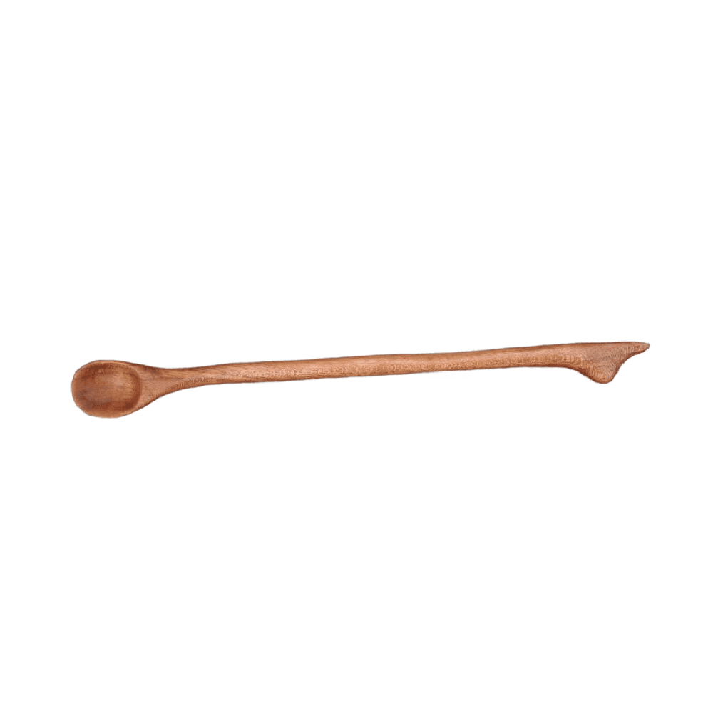 Montessori Indianawood Stirring Spoon Cherry With Oil Finishing