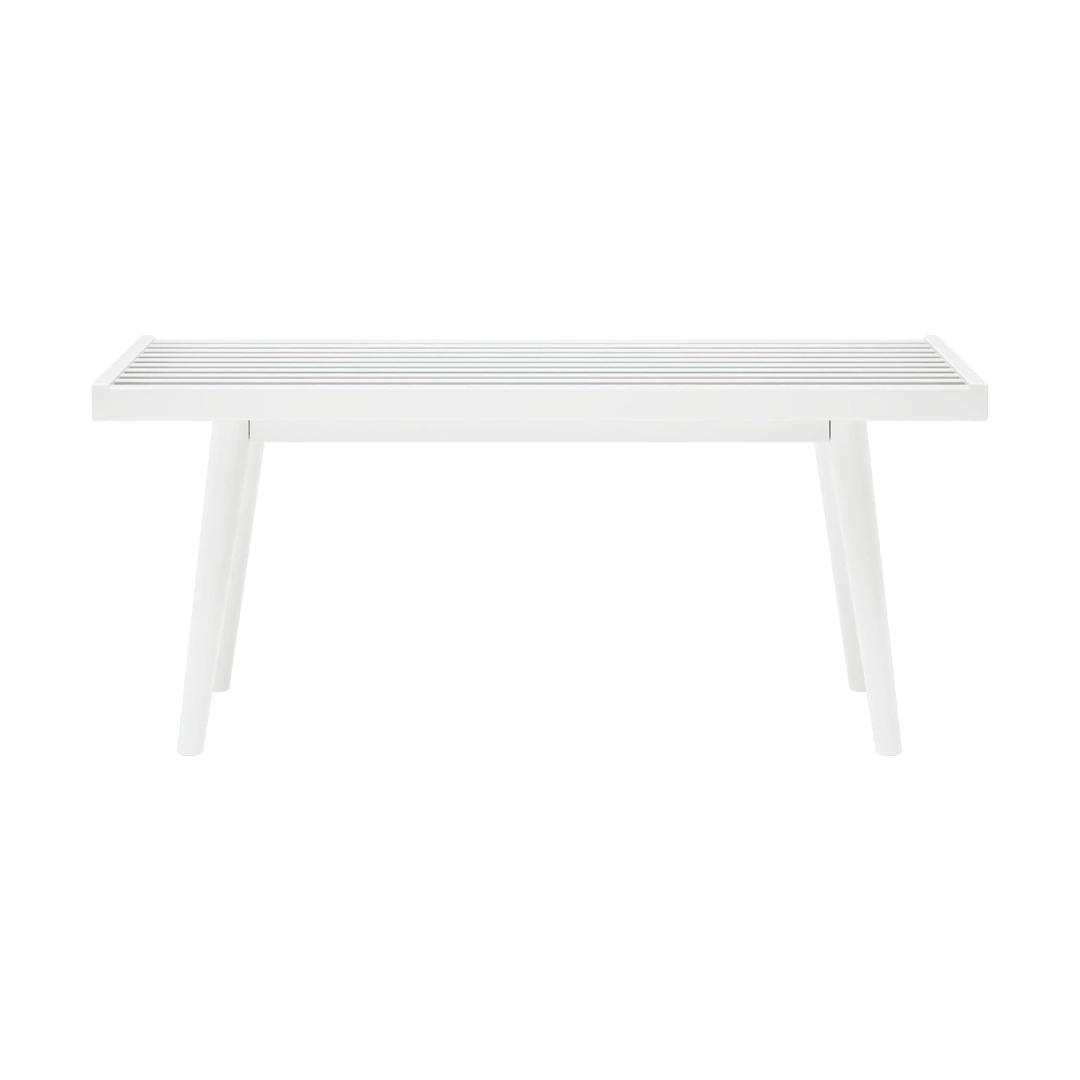 Montessori Plank+Beam Entryway Bench 41.25 Inches White
