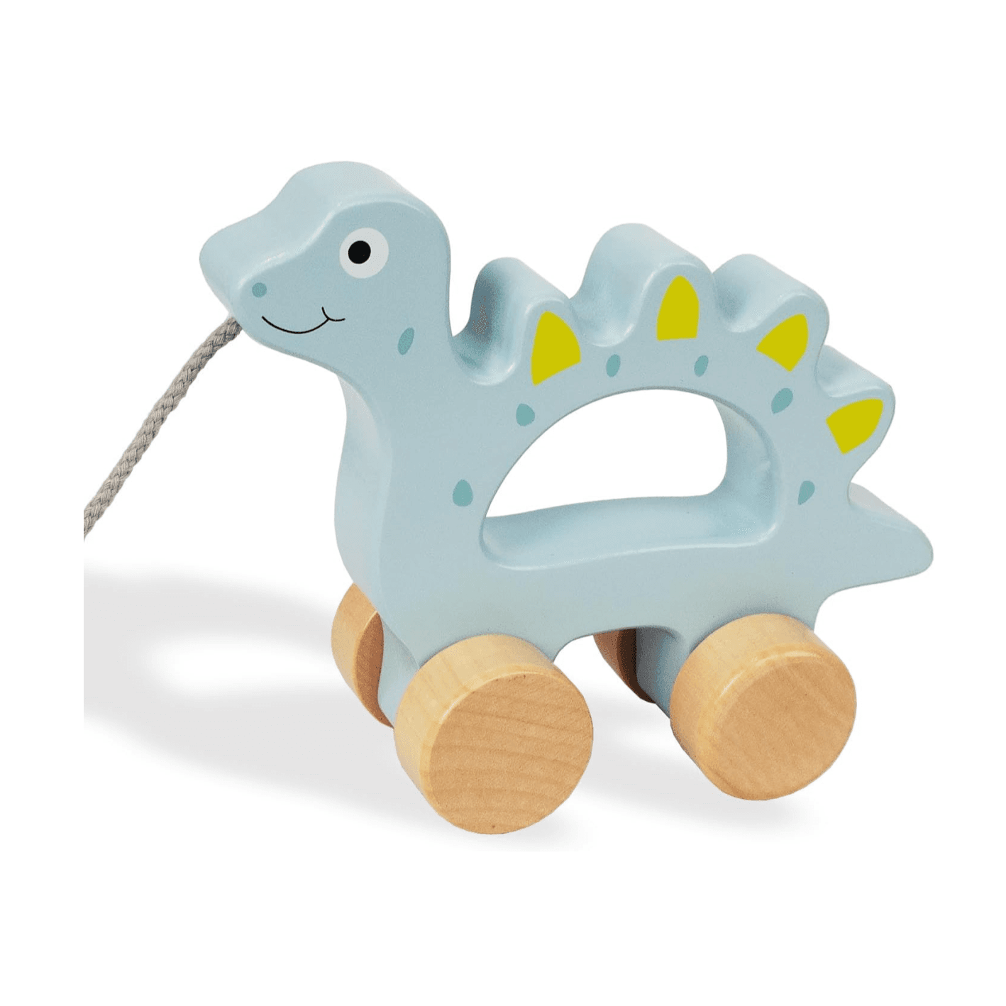 Montessori WoodenEdu Pull Along Toy Dinosaur