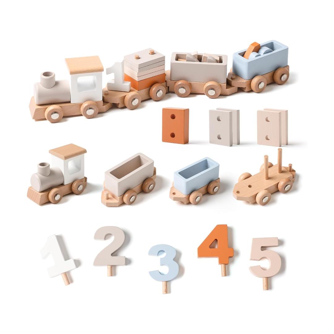Montessori mamimai stacking train