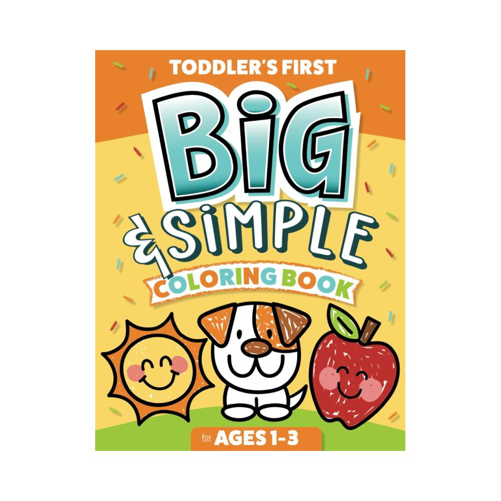 Montessori Cobb Design Big &amp; Simple 100 Illustrations Coloring Book