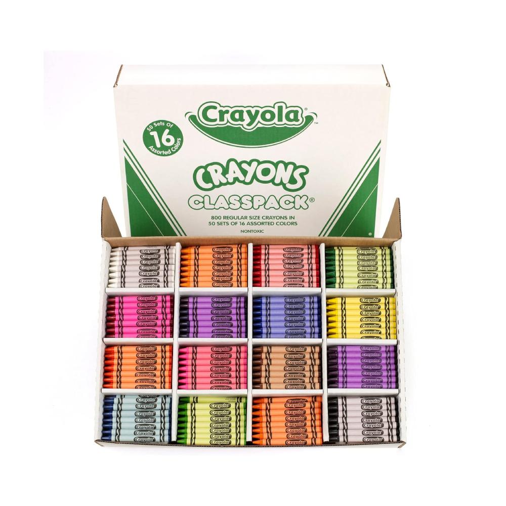 Montessori Crayola Crayon Classpack 16 Assorted Colors