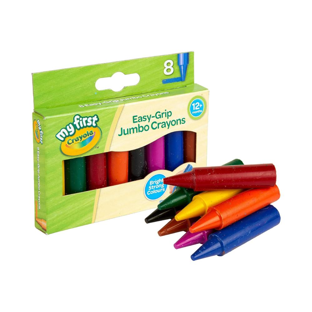 Montessori Crayola MyFirst Jumbo Crayons 8 Pieces Assorted Colors