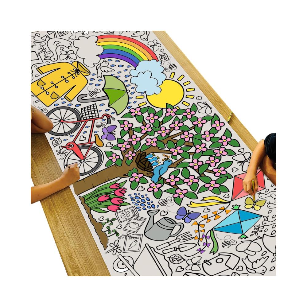 Montessori Tiny Expressions Giant Activity Poster Garden Themed