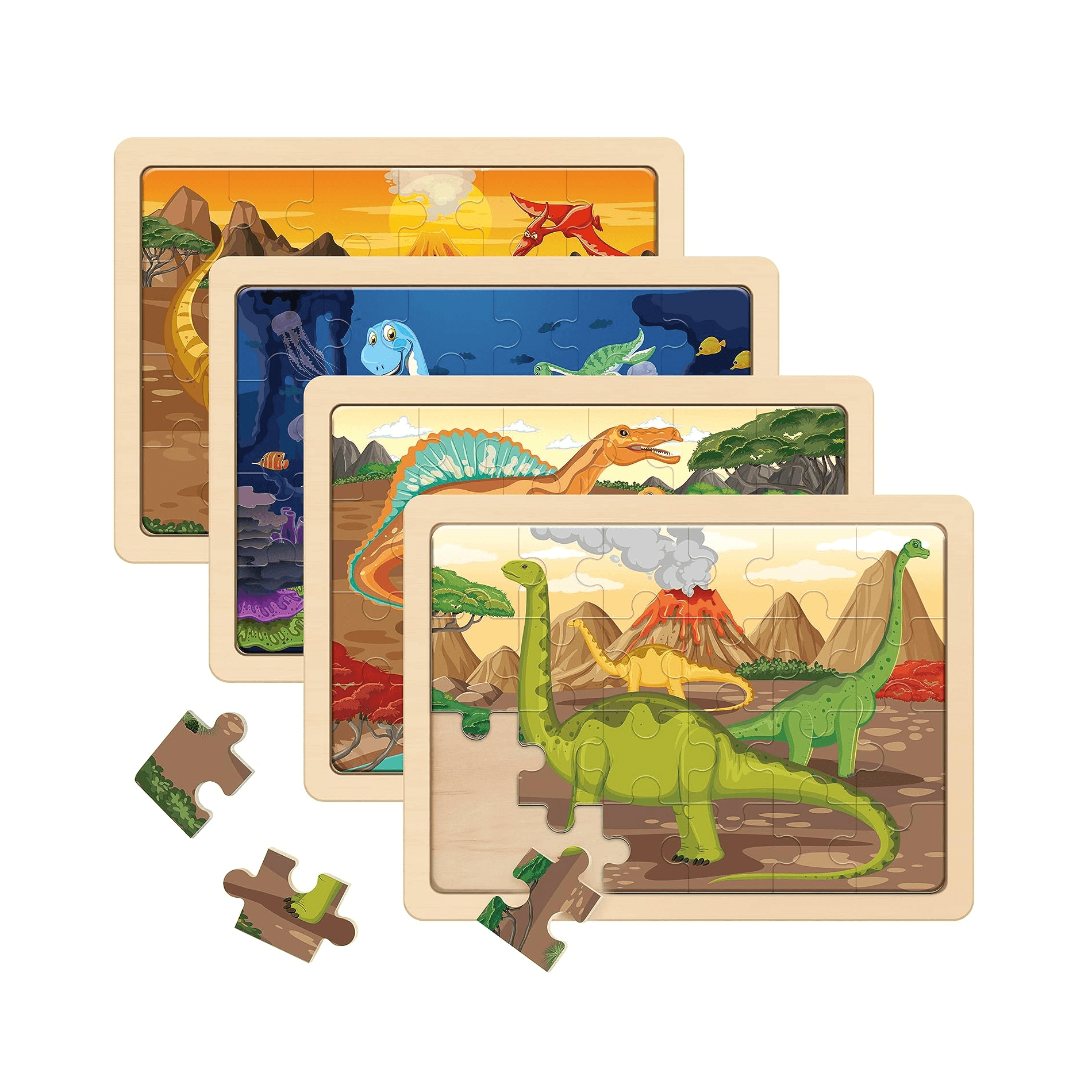 Montessori SYNARRY Jigsaw Puzzles Dinosaur
