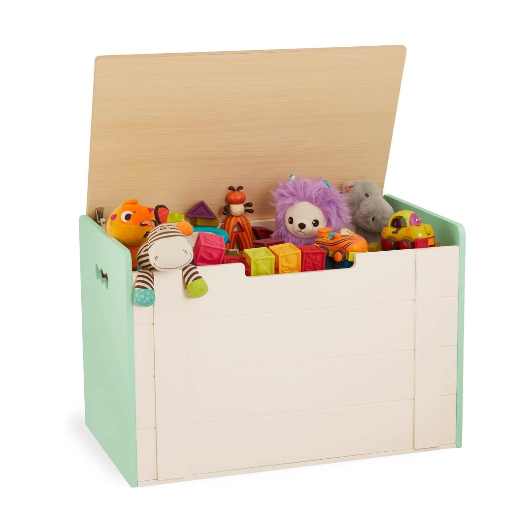 Montessori B. Toys Wooden Storage Bench & Organizer The Tidy Toybox
