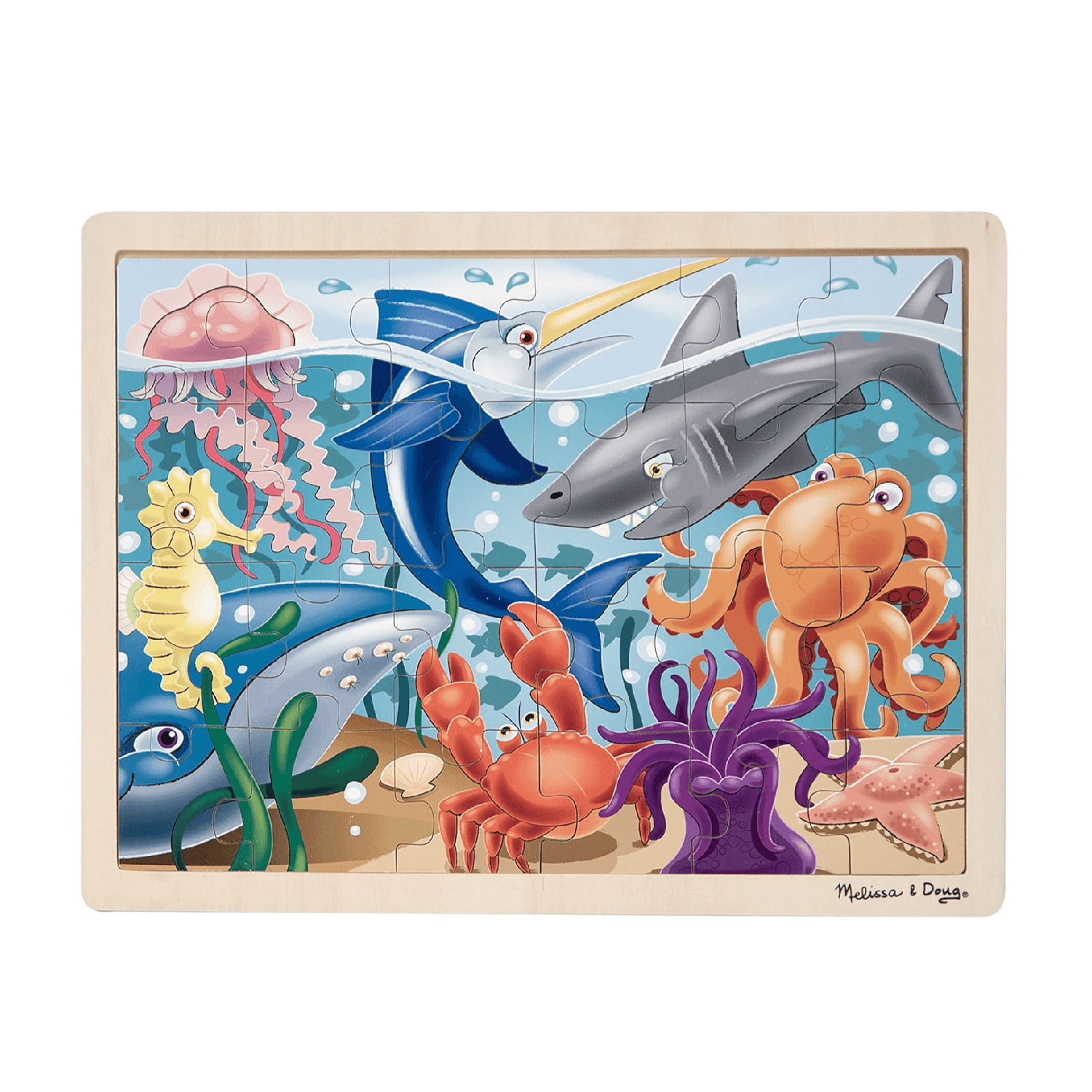 Montessori Melissa & Doug Jigsaw Puzzle Under The Sea