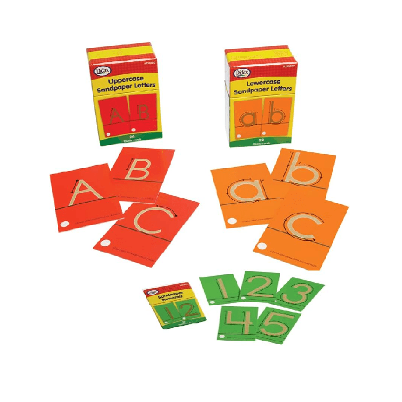 Montessori Didax Sandpaper Letters and Numbers Bundle