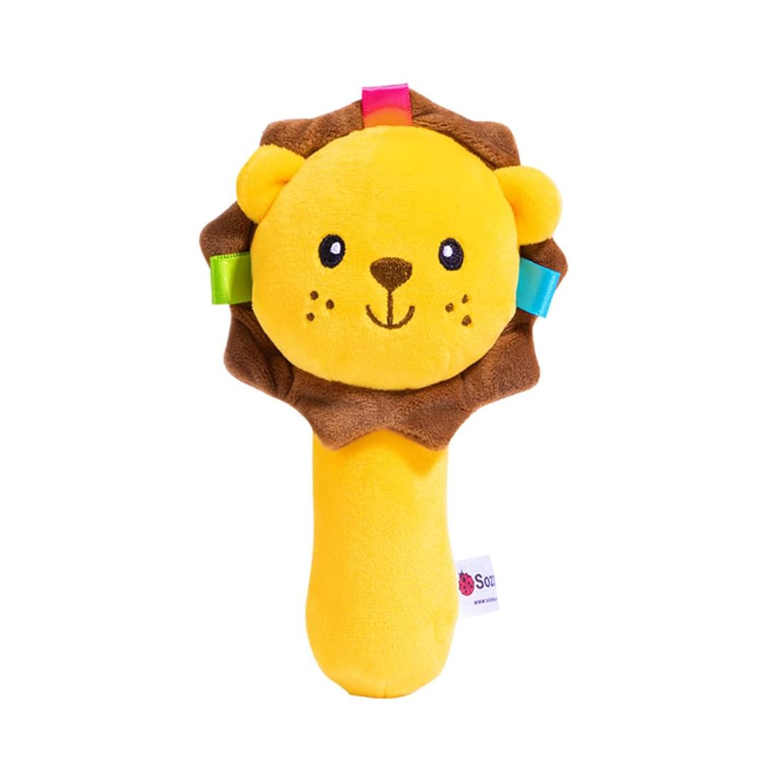 Montessori Jollybaby Squaker Stick Lion